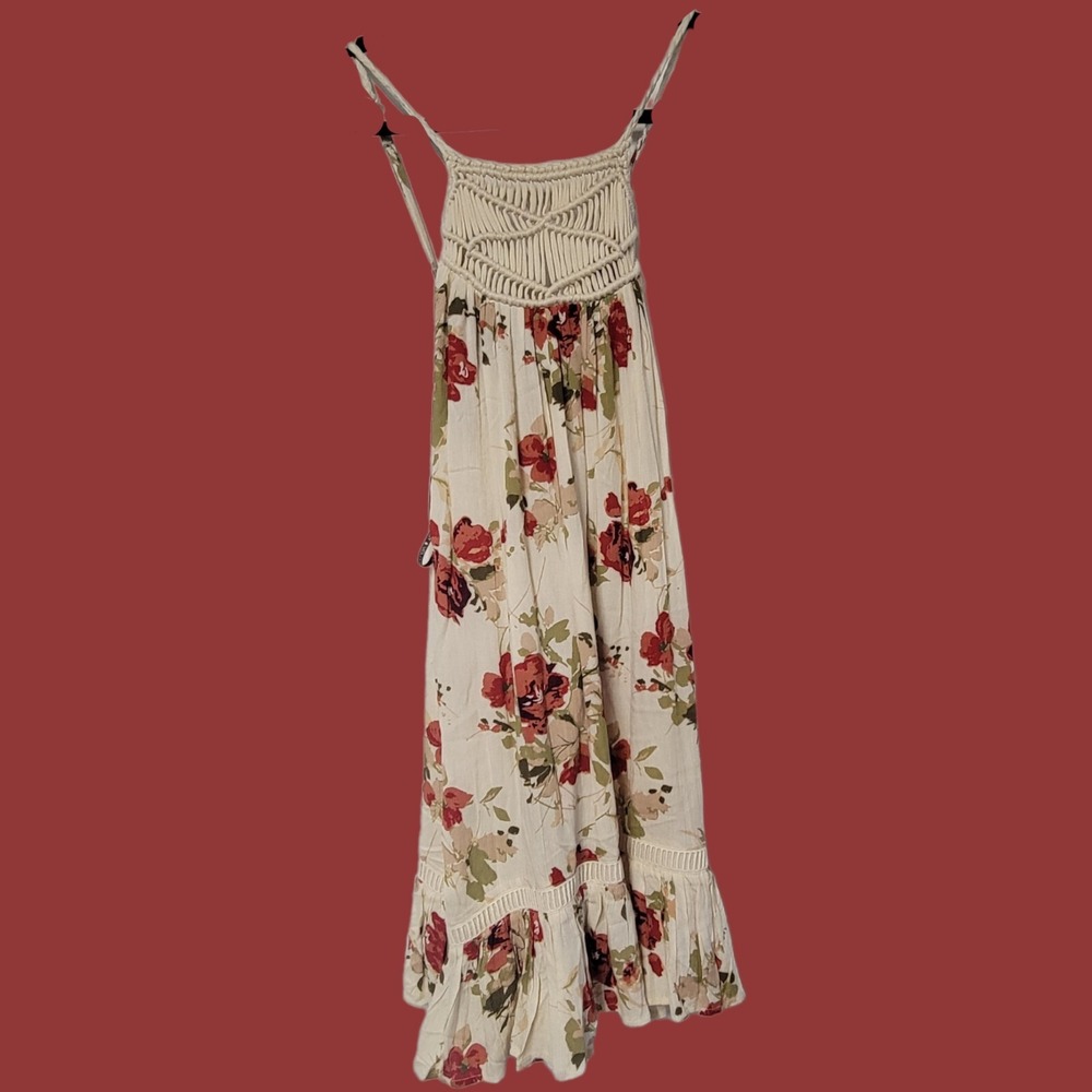 Volcom Sundress XS Floral‎ Spaghetti Strap SHELLO